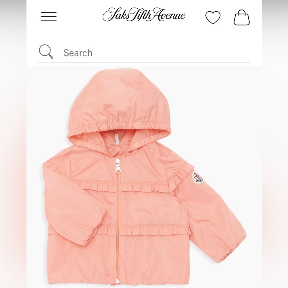Toddler’s Moncler Hiti Jacket in Pink